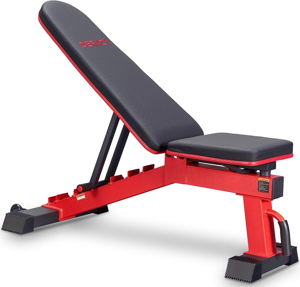 DERACY Adjustable Weight Bench